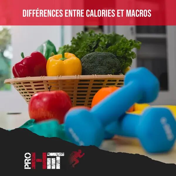Différences entre calories et macros 