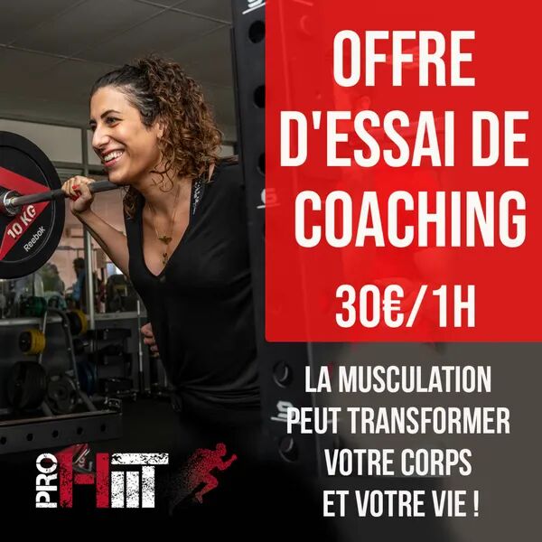 Séance découverte coaching à 30 euros