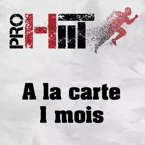 E- Forfait "à la carte 1 mois"