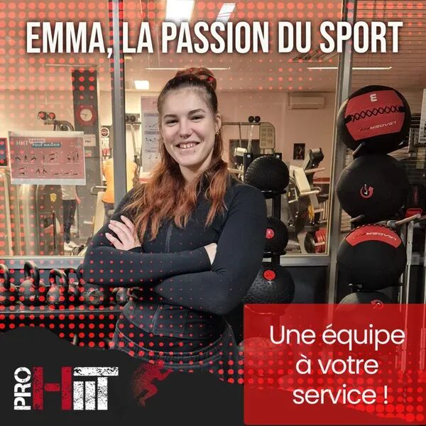 Découvrez Emma notre passionnée de sport
